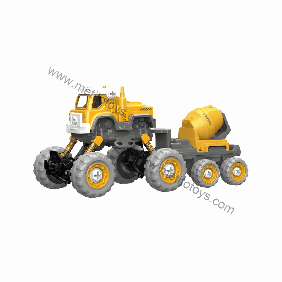 4x4 Geri Çekmeli Kamyon & Beton Mikseri