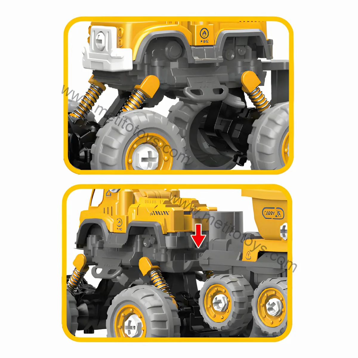 4x4 Geri Çekmeli Kamyon & Beton Mikseri 2