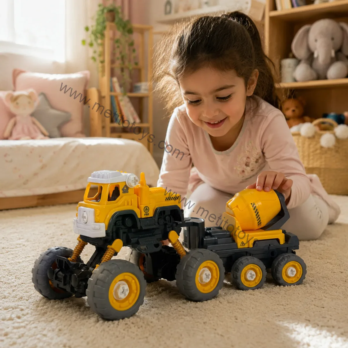 4x4 Geri Çekmeli Kamyon & Beton Mikseri 3