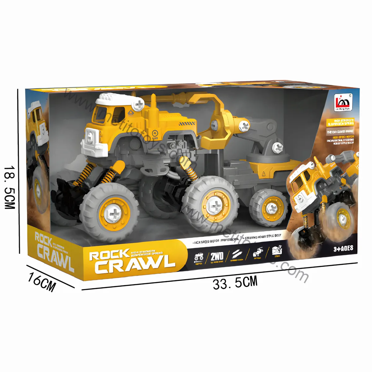 4x4 Geri Çekmeli Kamyon & Kaldırma Vinci