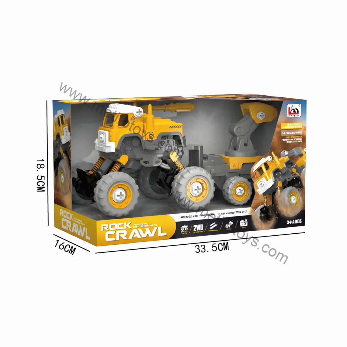 4x4 Geri Çekmeli Kamyon & Kaya Kırıcı
