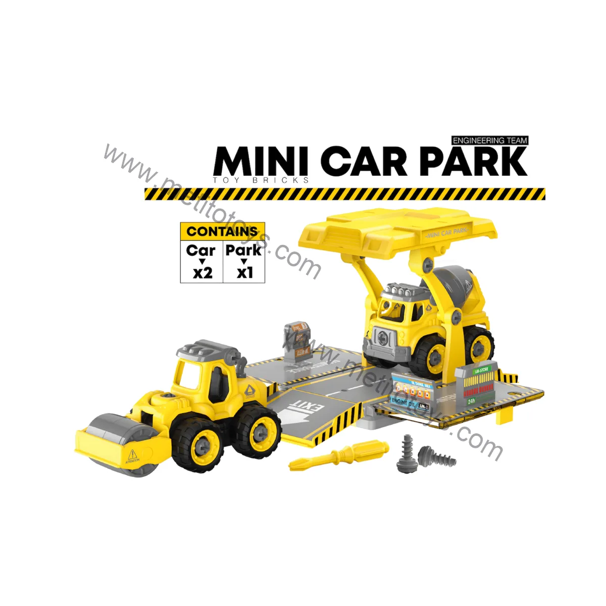 Otopark Seti — Yol Silindiri & Mikser 3