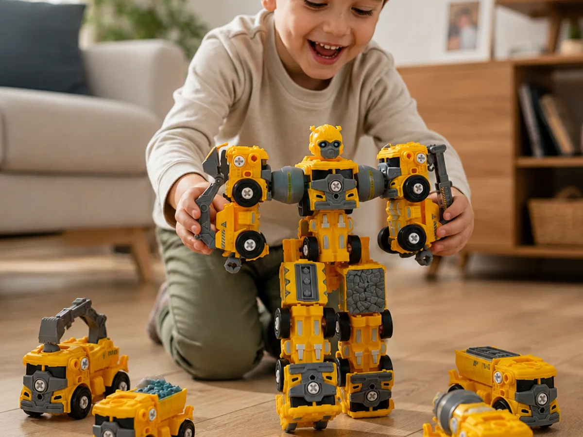 Arabaya Dönüşen Robotlar