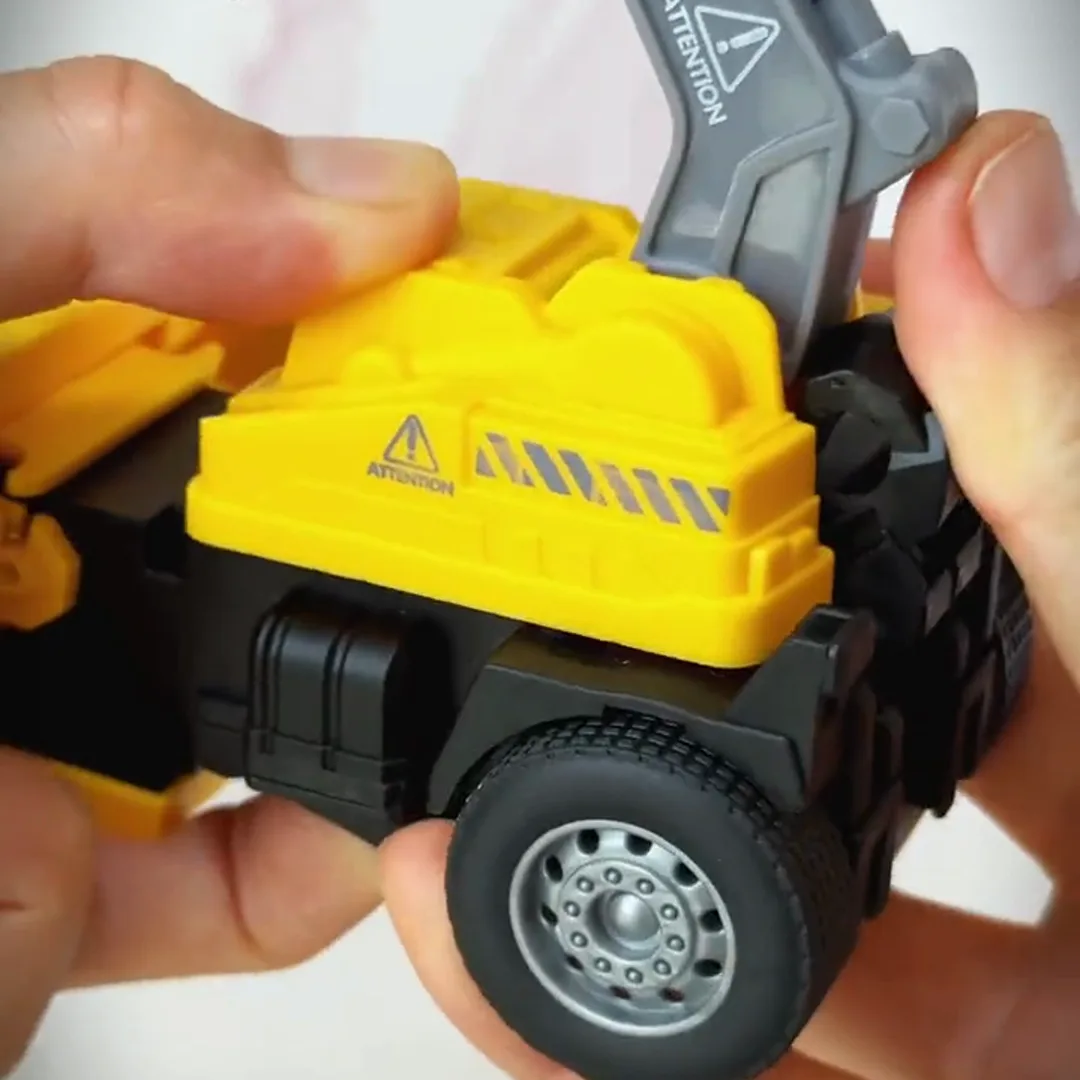 Geri Çekmeli Robot — Tek Tuşla Dönüşen Araba video